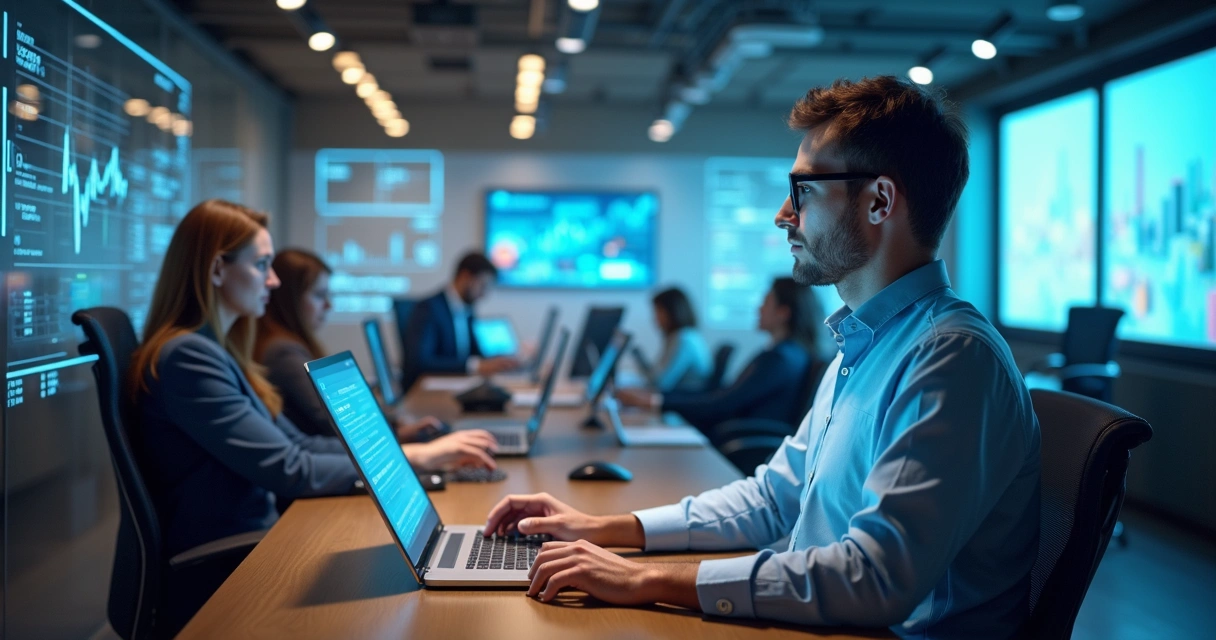 Corretor atendendo lead imobiliário com ajuda de IA 