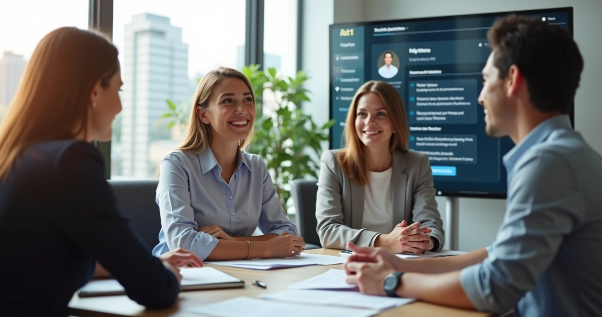 Corretores imobiliários focados em relacionamento com leads