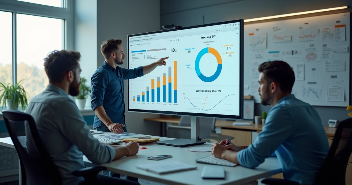 Servidores e dashboards financeiros sendo ajustados 