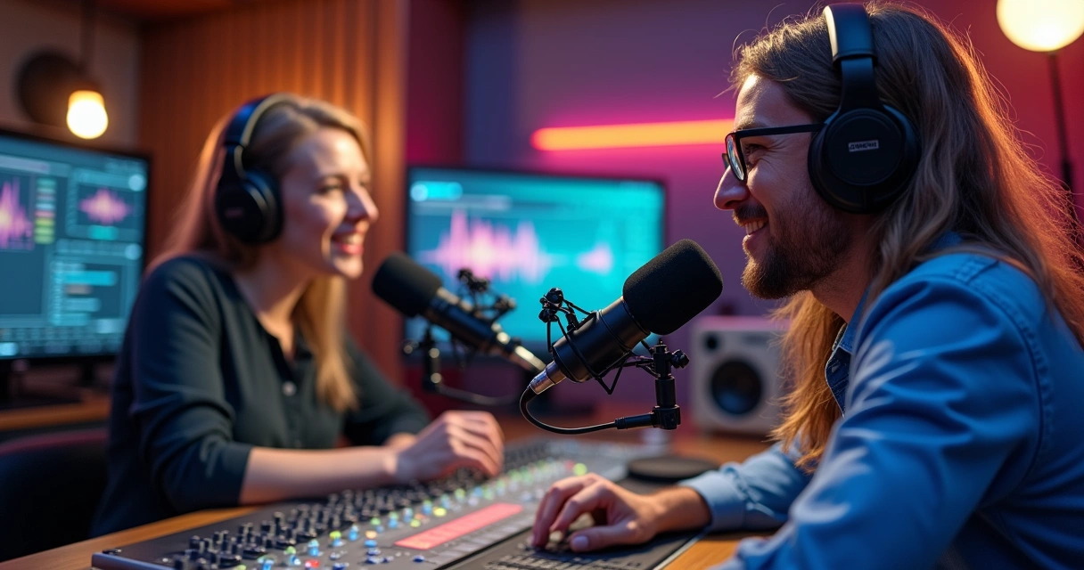 Podcast cut with colorful subtitles and visual emphasis