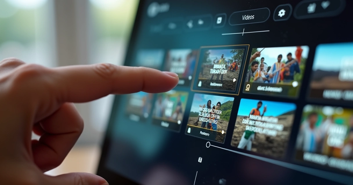 Ready automatic video cuts being published on social networks 