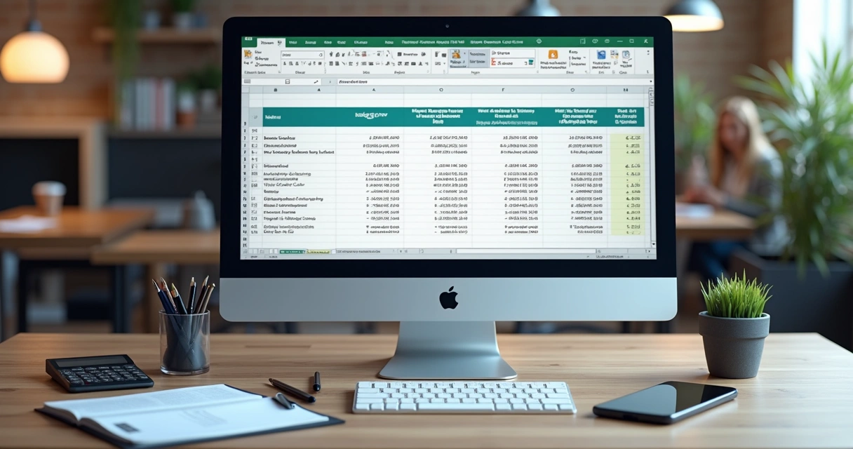 Planilha digital exibindo cotações de três fornecedores lado a lado 