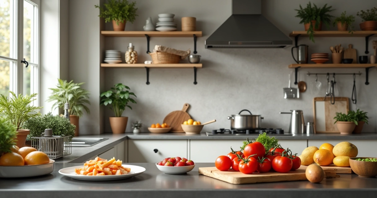 Cozinha residencial adaptada para produção de delivery 