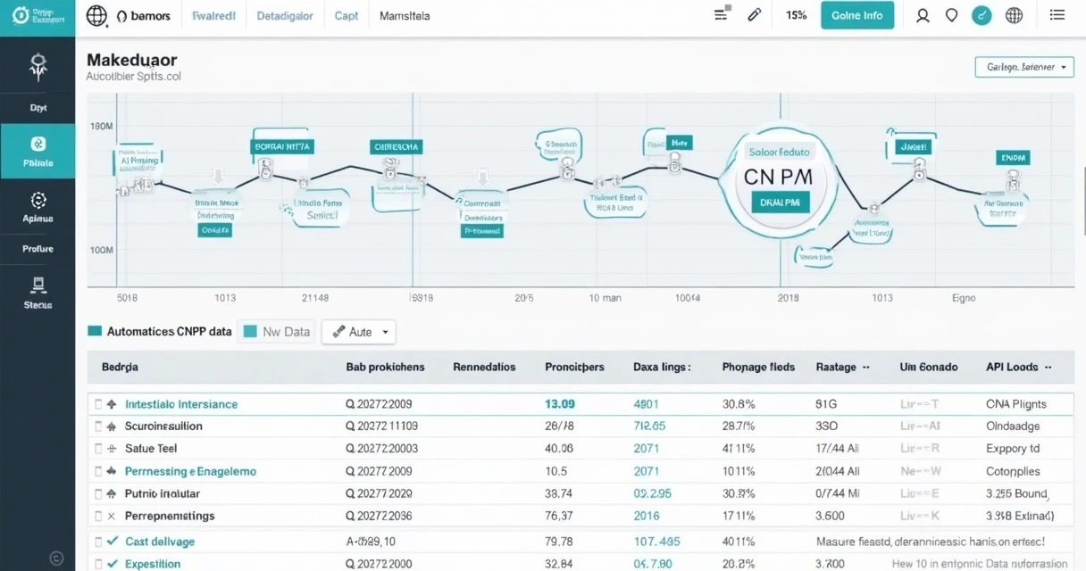 Tela mostrando atualização automática de dados corporativos via API