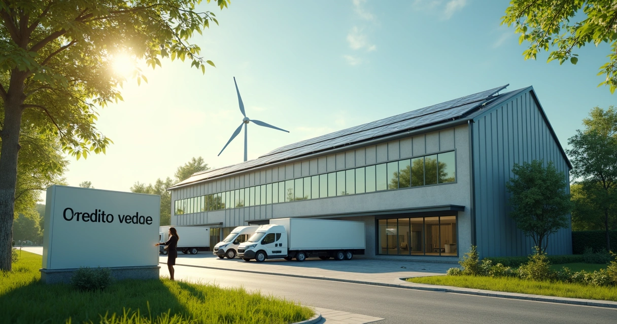 Equipamento sustentável em empresa moderna 