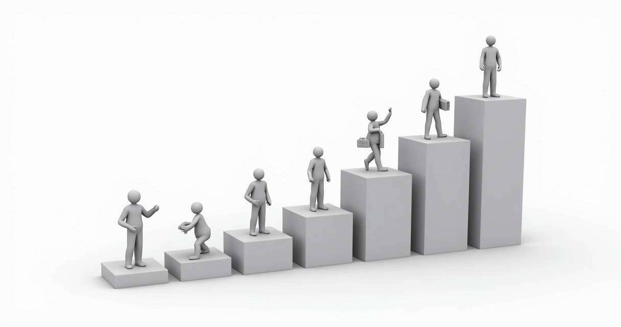 Gráfico mostrando crescimento escalável de vendas, equipe estruturada, PME 