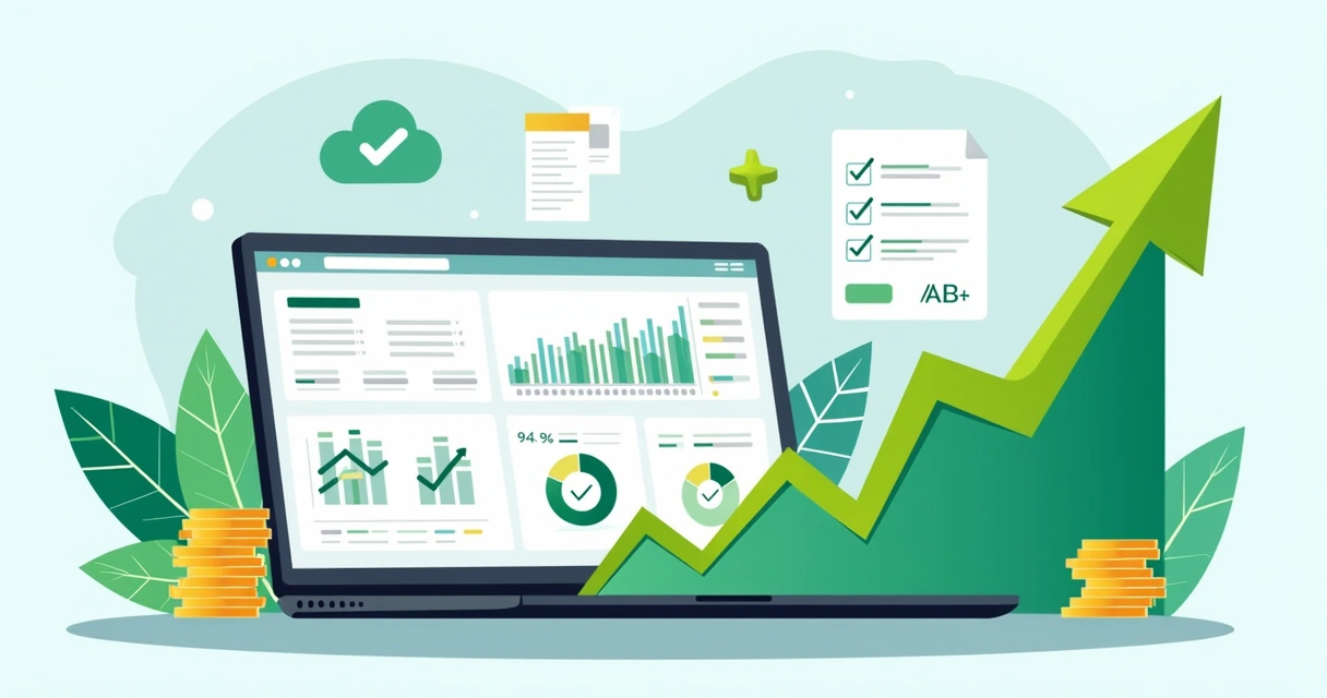 Indicadores de crescimento em uma plataforma de pagamentos 