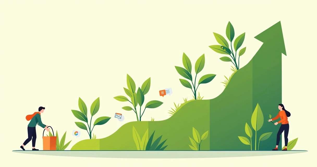 Crescimento sustentável com automação de marketing 