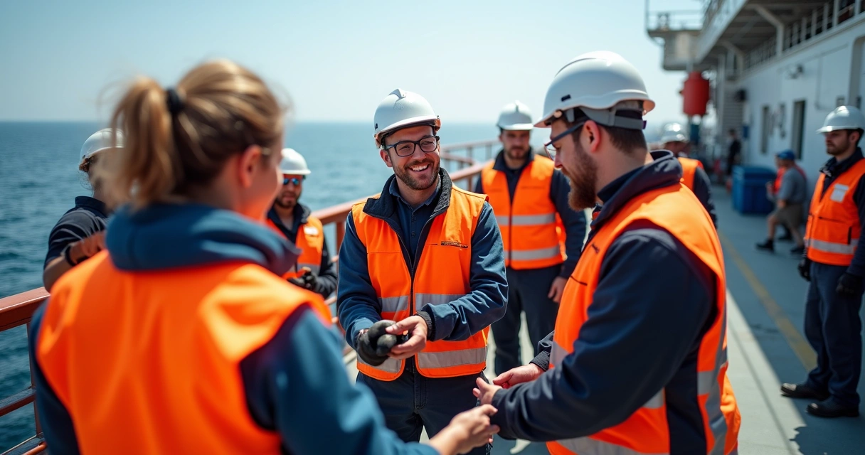 Maritime crew training for safe lifting and wrist injury prevention