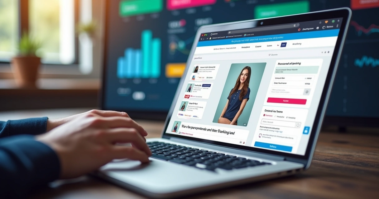 Criação de anúncio personalizado em plataforma digital 