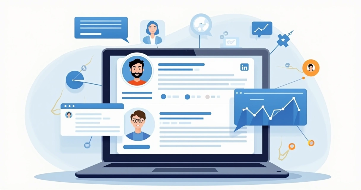 Criação de conteúdo para o LinkedIn integrada ao perfil otimizado 