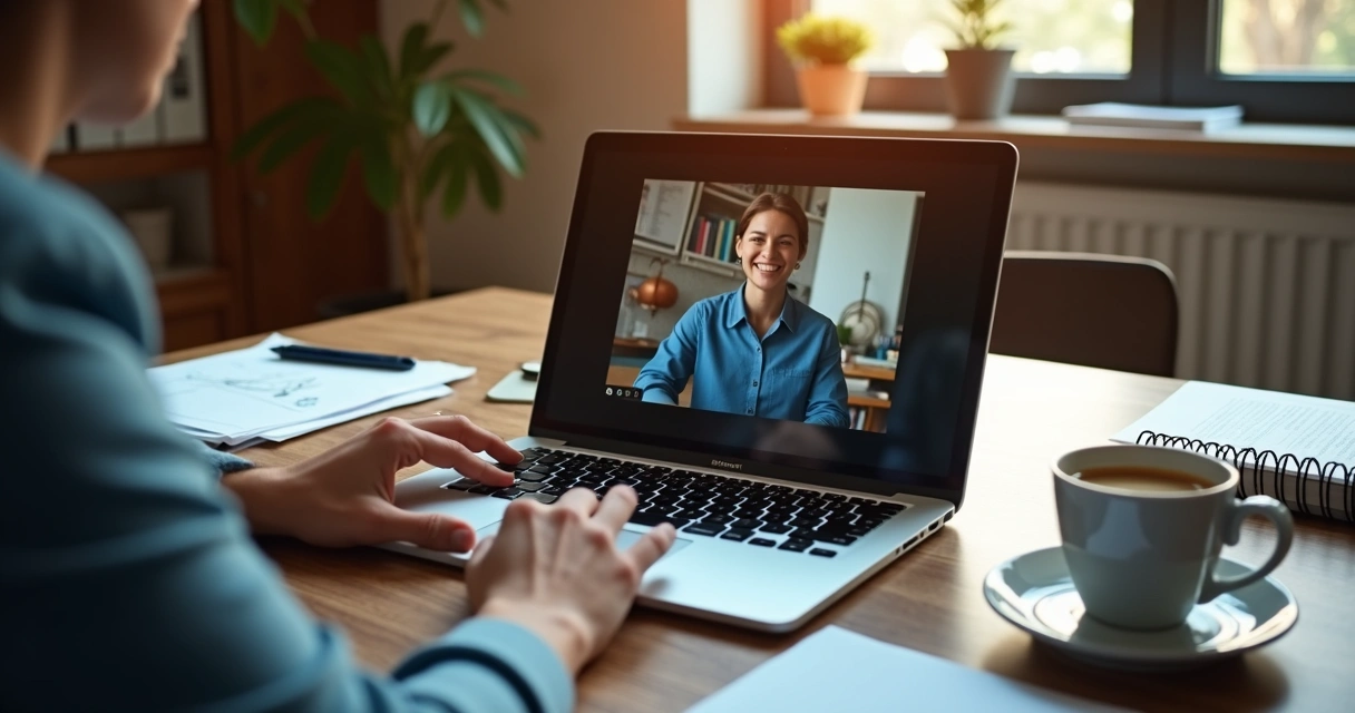 Pessoa gravando vídeo educativo sobre contabilidade 