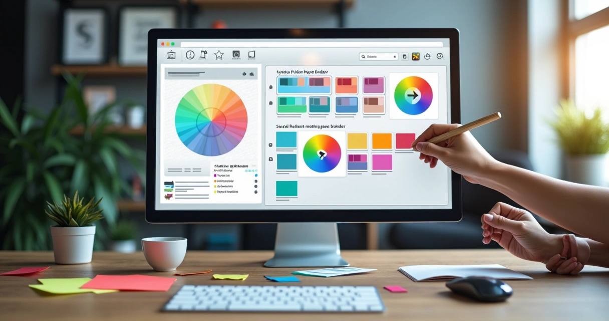Editor visual de criação de página digital com drag and drop