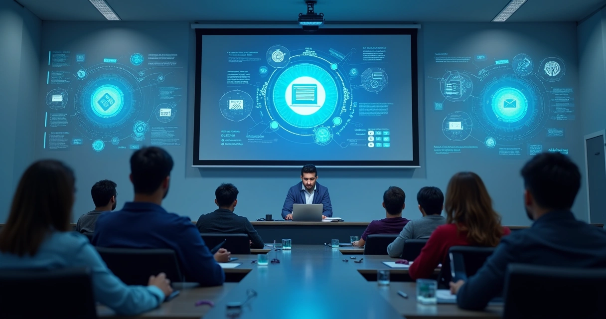 Pessoa criando ebook no computador para curso EAD 