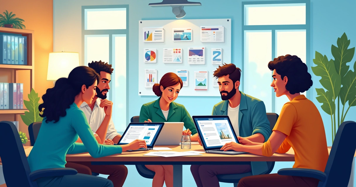 Equipe trabalhando em projeto digital para negócio da Bahia 