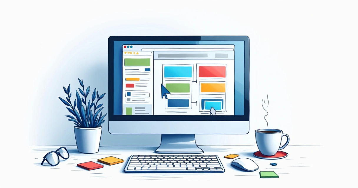 Editor visual de ferramenta de criação de blog 