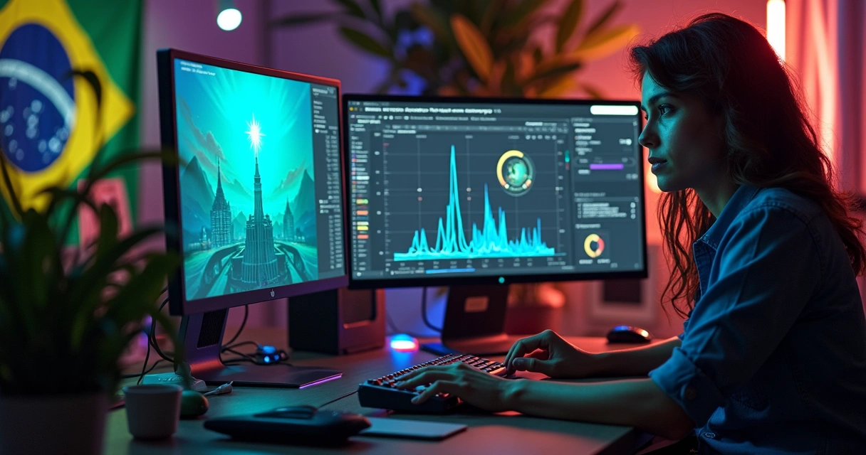 Produtor de vídeo usando inteligência artificial na edição de vídeos curtos 
