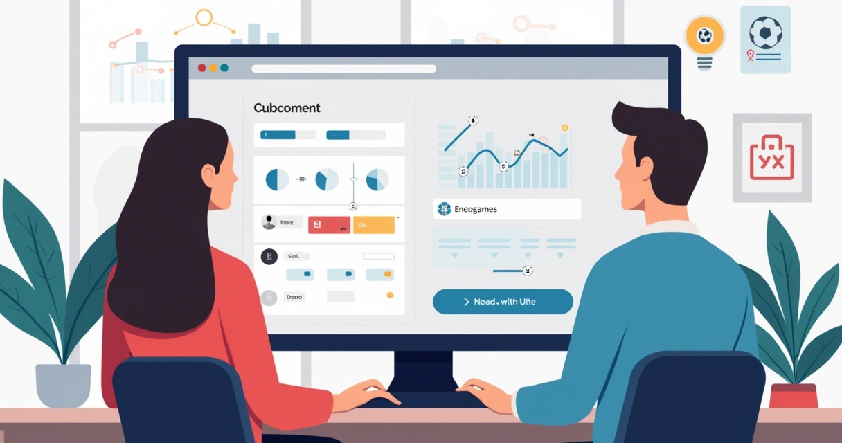 Pessoa personalizando um robô de apostas esportivas em uma interface simples no computador