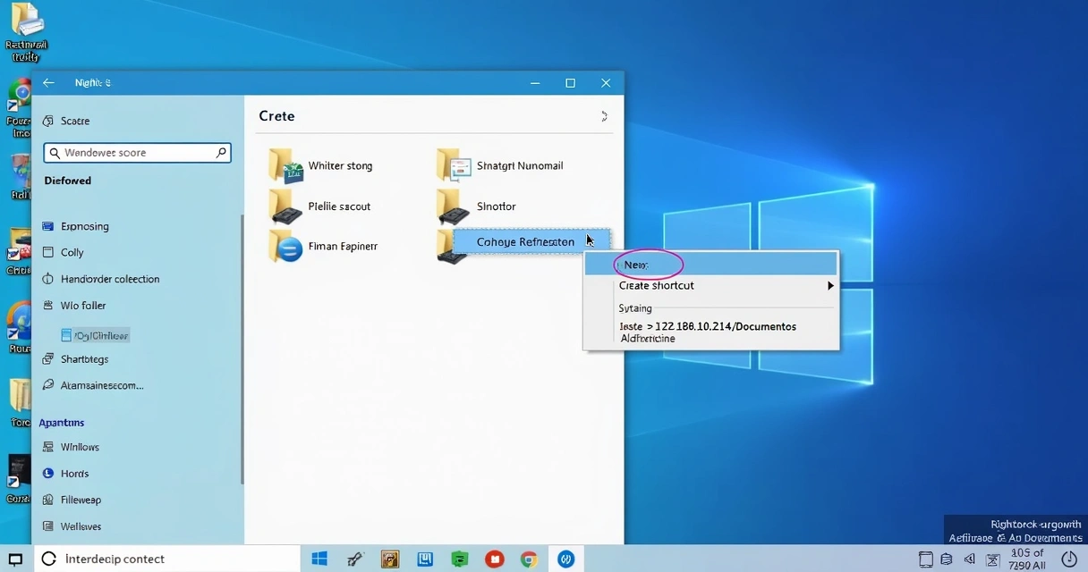 Criar atalho de rede na área de trabalho do Windows 