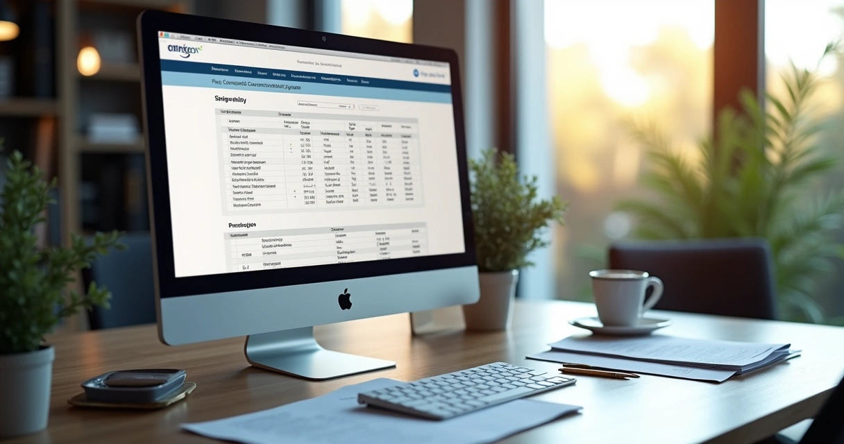 Tela de computador com texto gerado automaticamente 