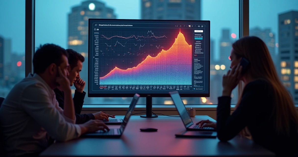 Alerta de crise em monitoramento de rede social com equipe em ação