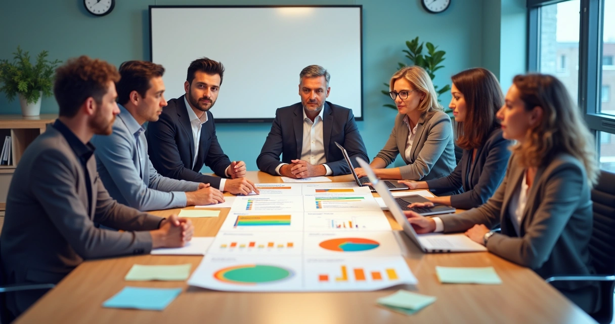 Equipe avaliando critérios para escolha de ferramenta de enriquecimento de leads 