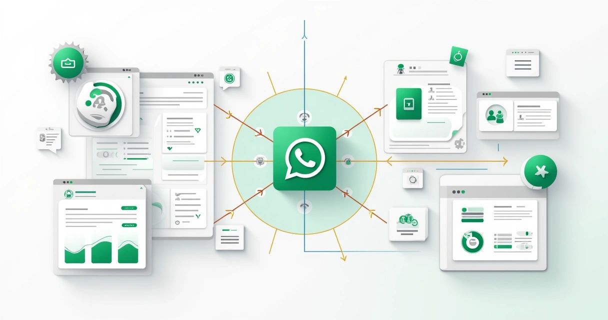Integração visual entre CRM, WhatsApp e bot em dashboard 