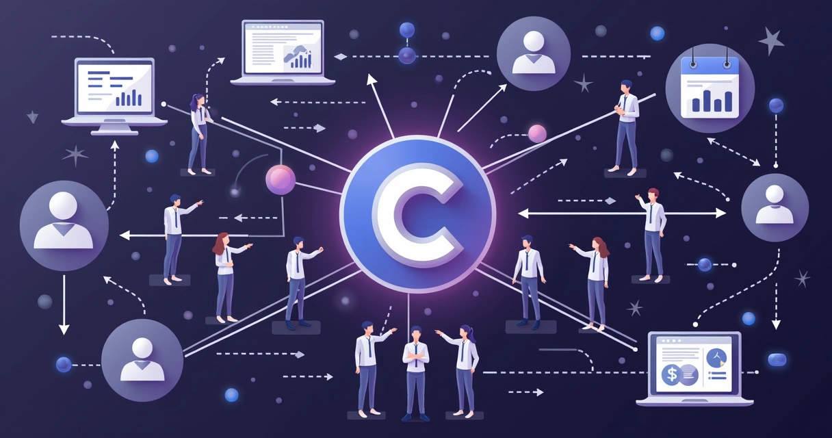 Fluxo de integração entre CRM, parceiros, comissionamento e marketing 