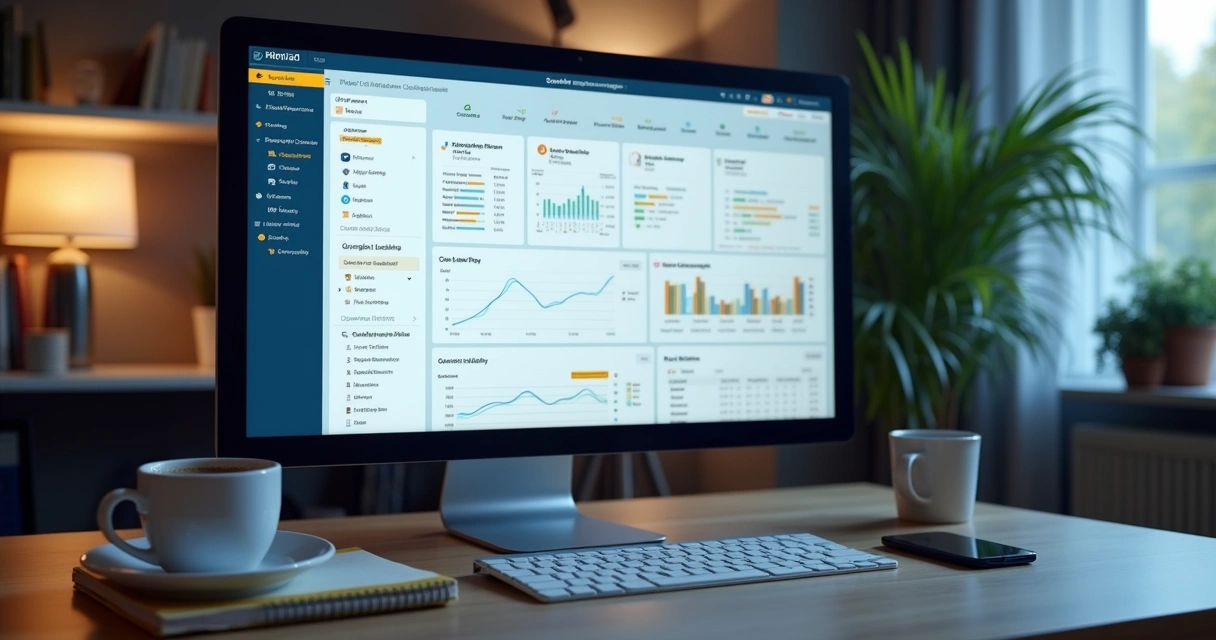 Tela de CRM de vendas B2B centralizando dados 