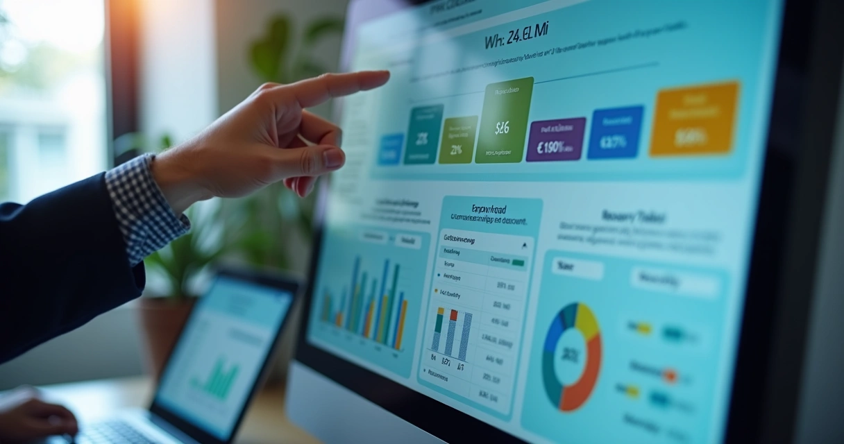 Tela de CRM de cobrança com indicadores de recuperação