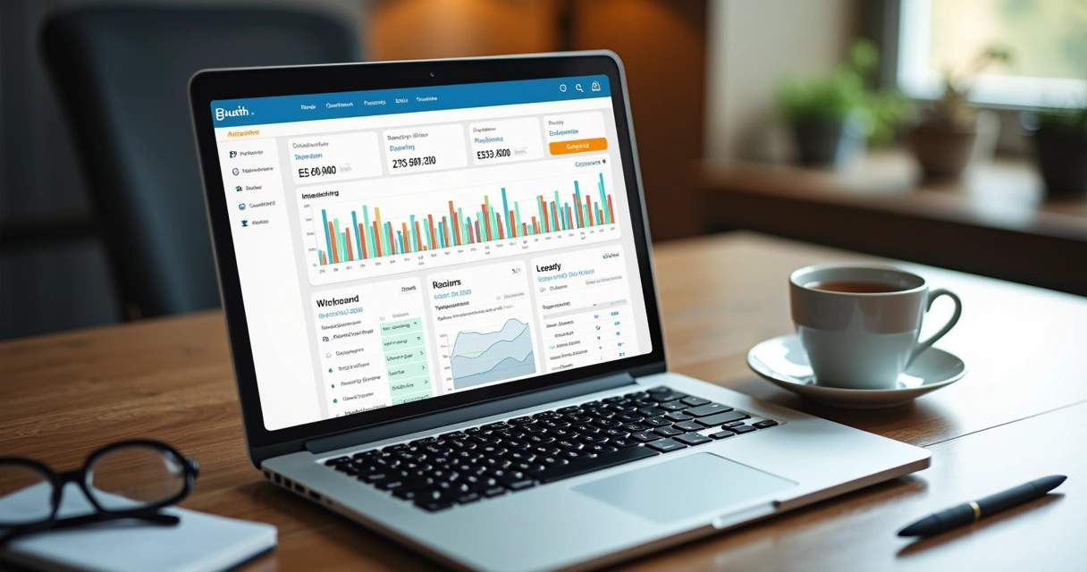 Tela de CRM para contabilidade com funil de vendas e dados de cliente 