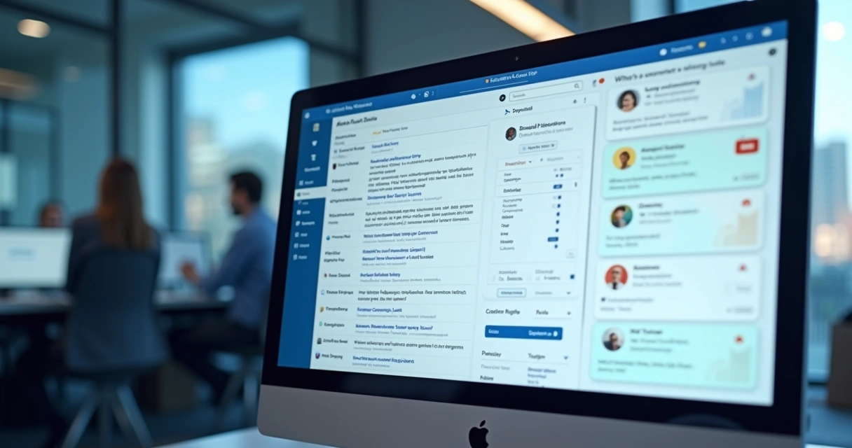Interface de CRM com painel de automações integradas para vendas, destaque para mensagens automáticas 