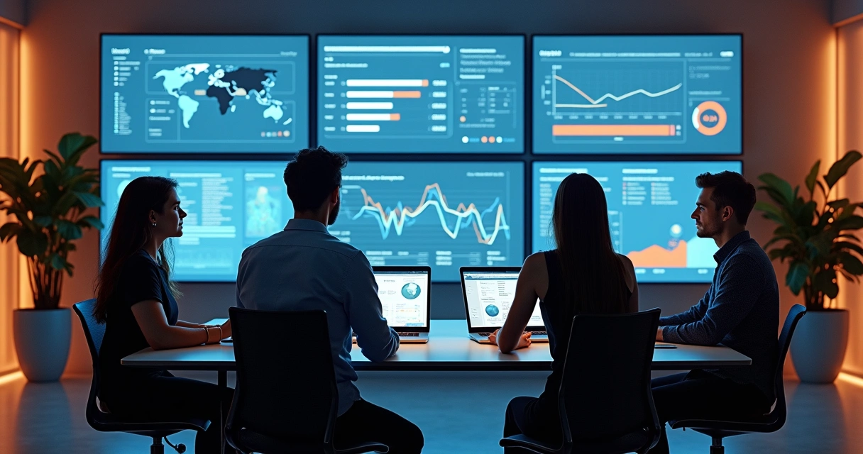 Plataforma de e-commerce com dashboard de CRM mostrando leads e conversões 