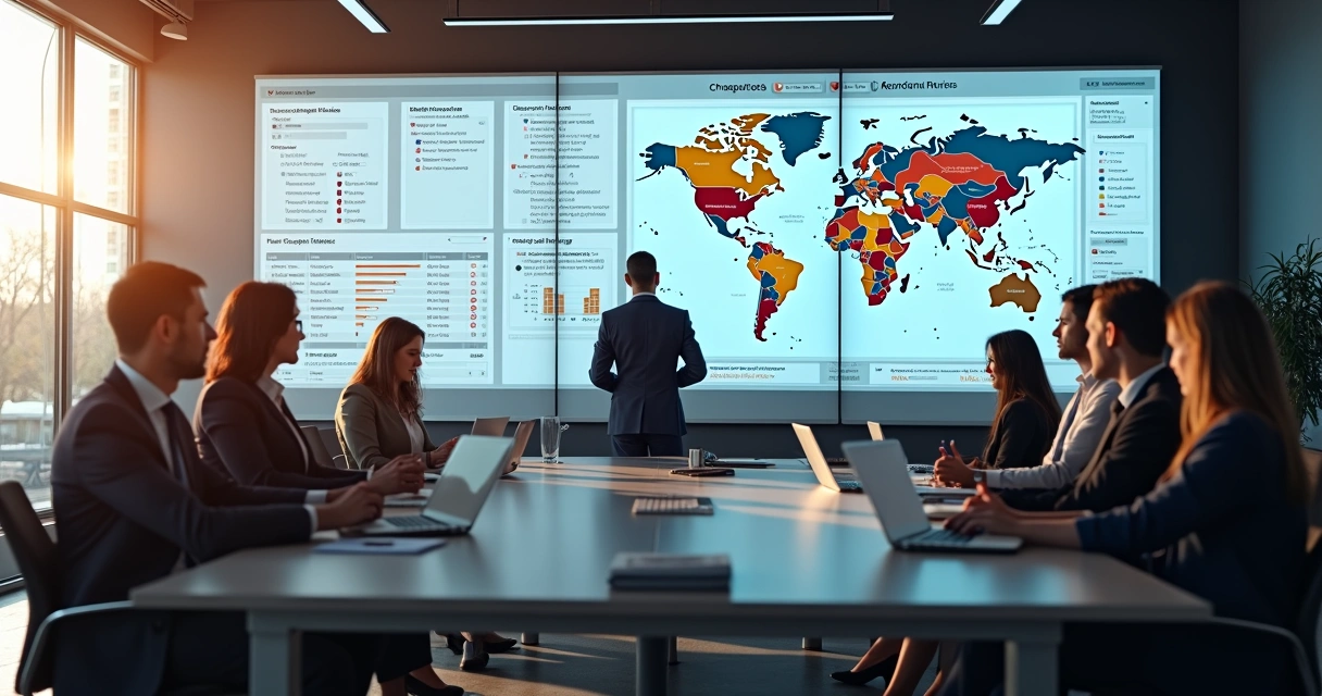 Tela de CRM político mostrando contatos organizados e gráficos de base eleitoral 