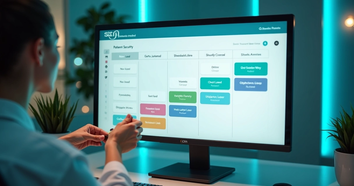 Pipeline de CRM para clínica