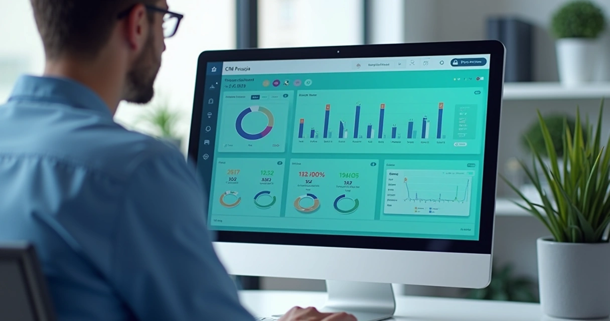 Dashboard de CRM odontológico exibindo funil de vendas e área de conformidade com o CRO