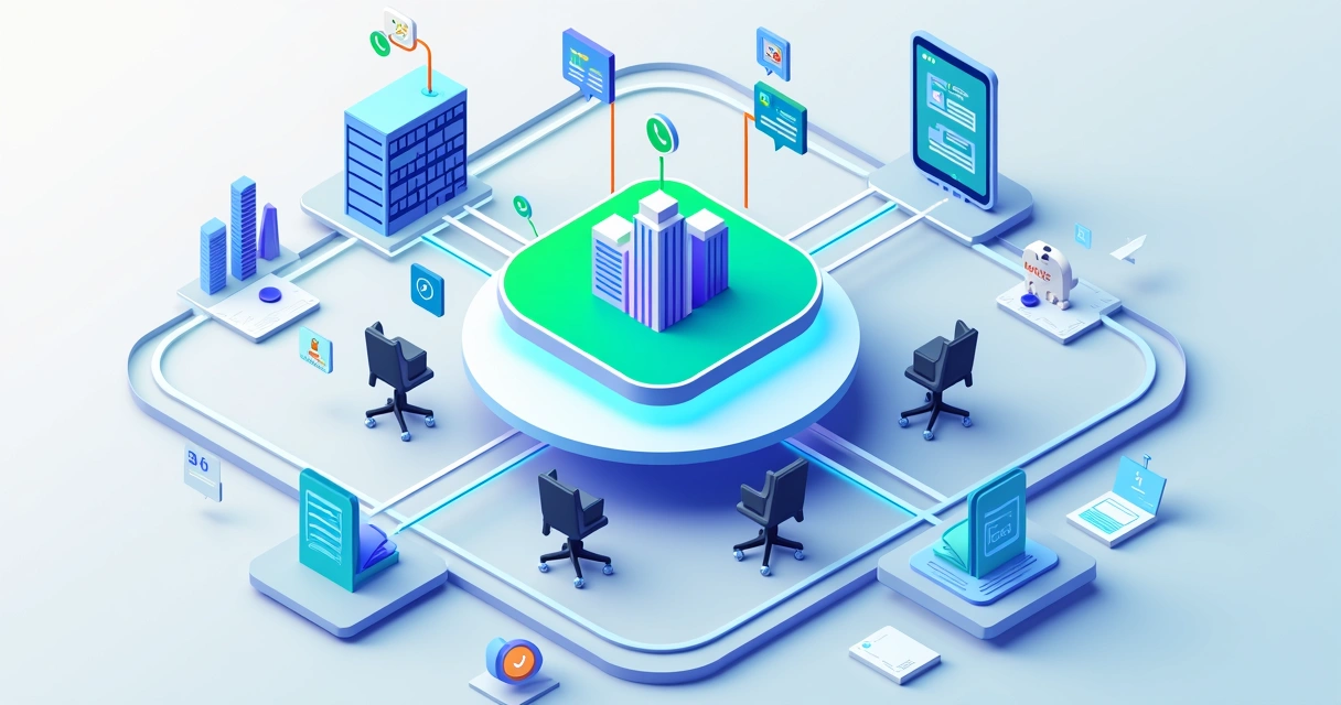 Integração de CRM imobiliário com WhatsApp e IA em operação centralizada 