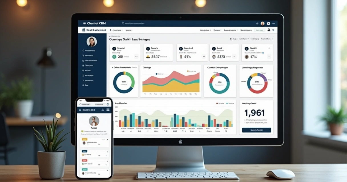 Integração de landing page com CRM imobiliário 