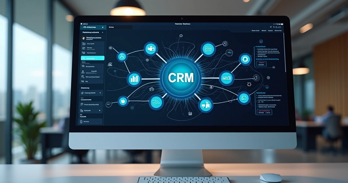 Dashboard digital de CRM integrado a agente de IA. 