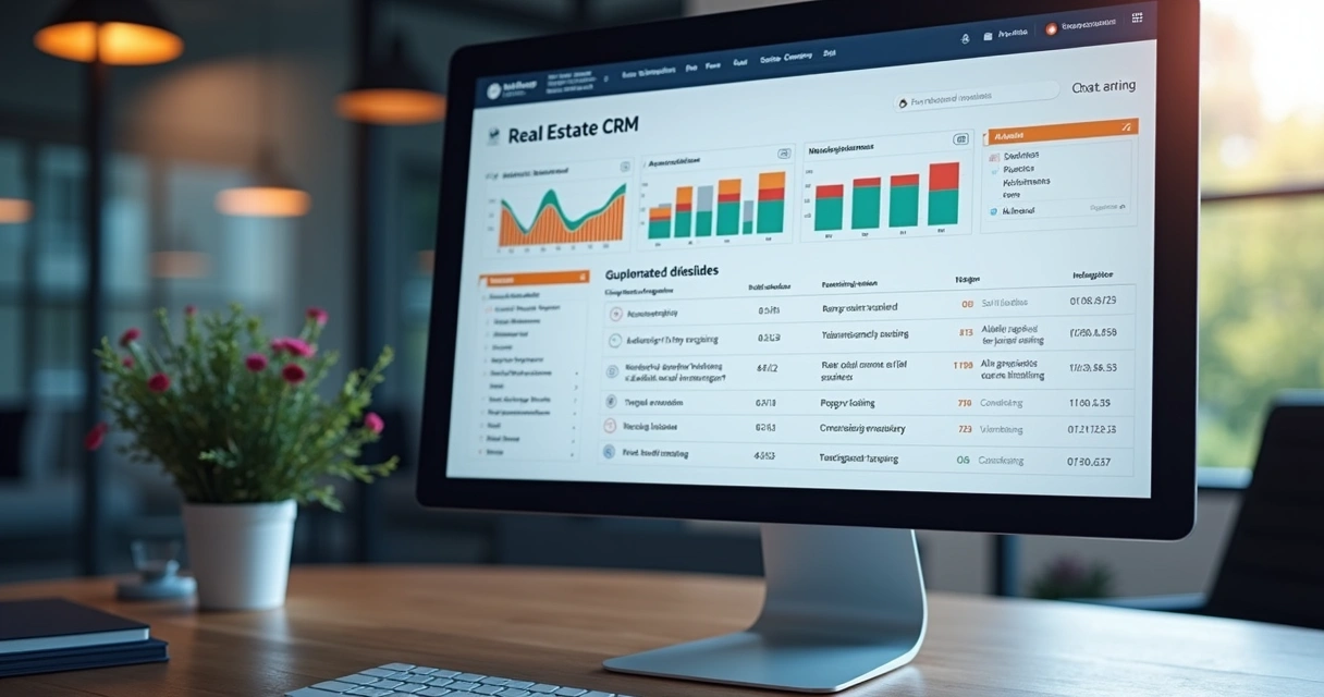 Tela de CRM com integração de dados de IA 