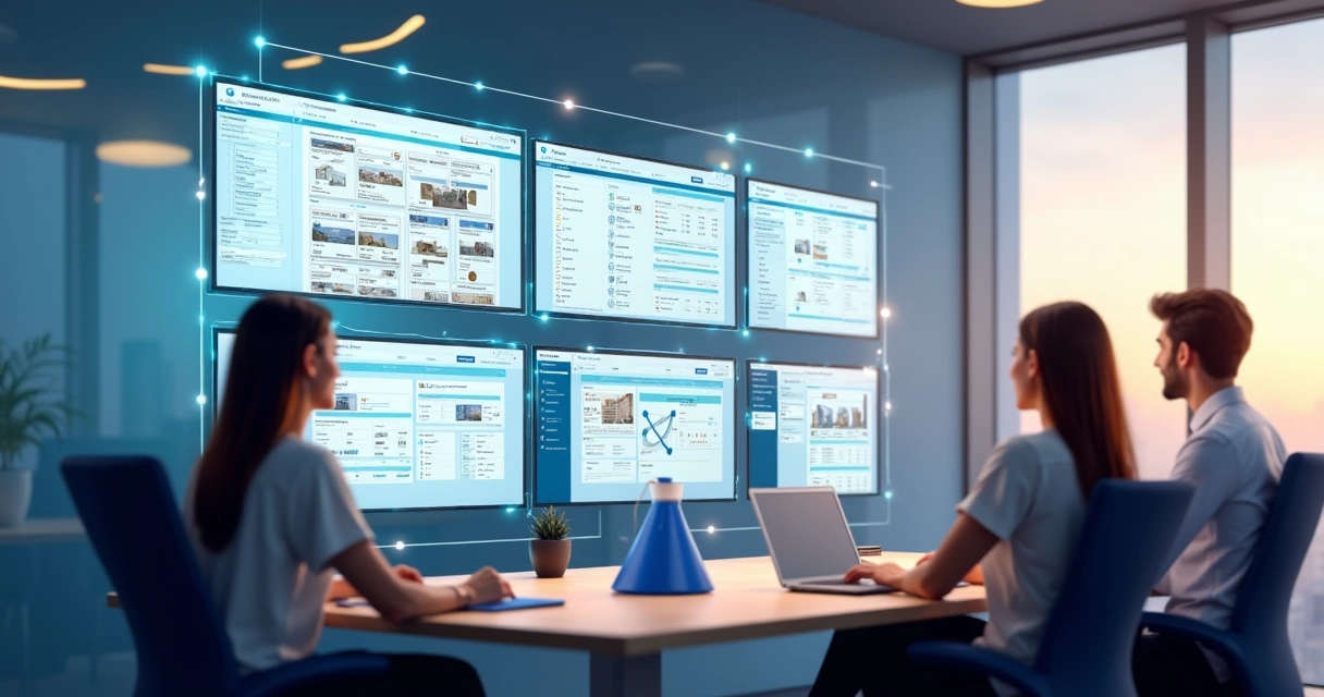 Integração de IA com CRM do setor imobiliário. 