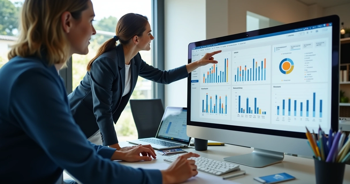 Limpeza de base de dados: guia prático para marketing B2B 3 Dashboard de CRM integrado mostrando dados organizados