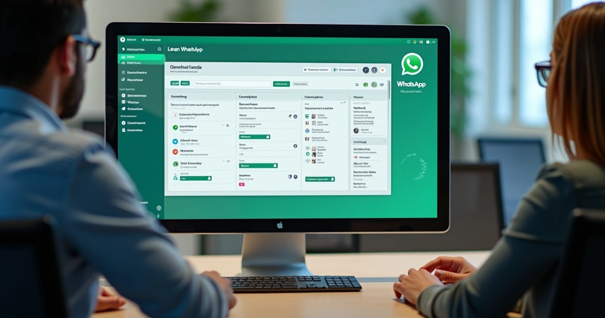 CRM integrado ao WhatsApp mostrando lead em atendimento automático 