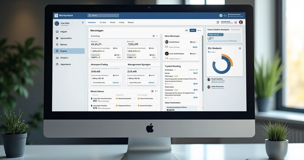Chatbot dashboard integrating with CRM data 