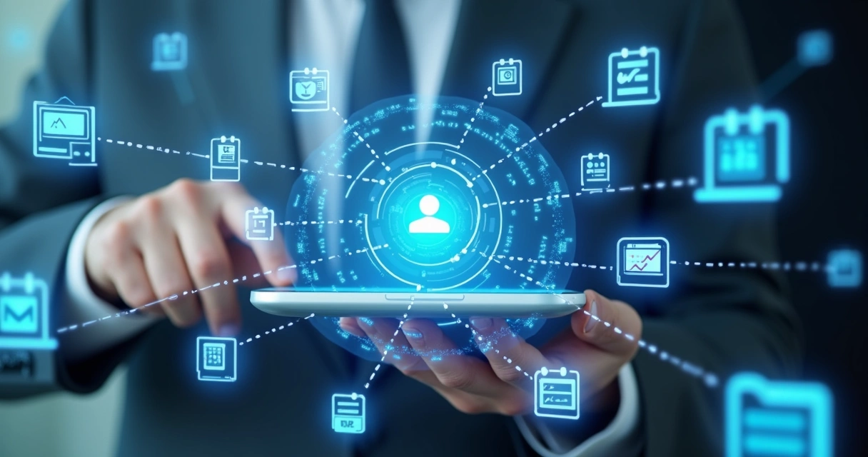 Workflow of AI integration with SME business tools 