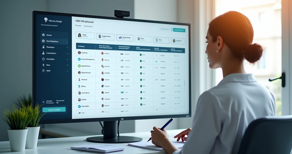 Dashboard de CRM com funil de captação e agendamento para clínica odontológica