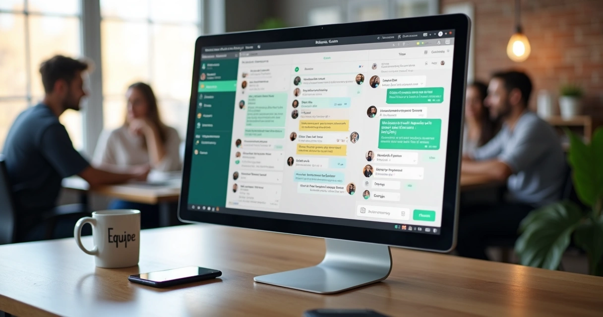 Tela de crm mostrando interações de clientes em atendimento multicanal