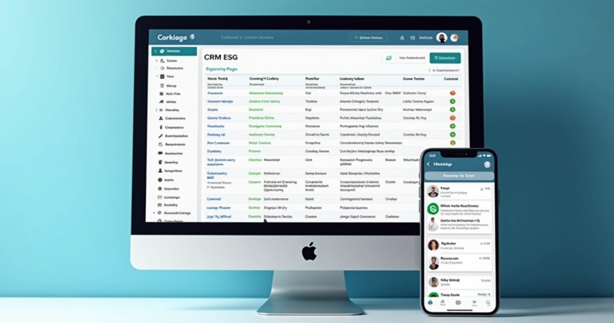 Tela de CRM com contatos de pacientes odontológicos e mensagens automáticas 
