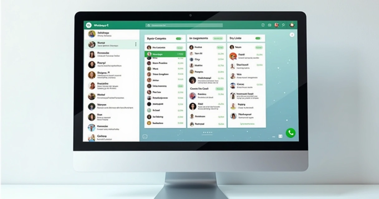 Pantalla CRM de WhatsApp mostrando contactos con etiquetas y campos personalizados 