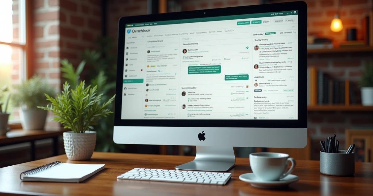 Painel CRM mostrando mensagens de WhatsApp relacionadas à igreja 